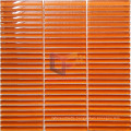 Bright Orange Strip Glass Mosaic Tile (PT106)